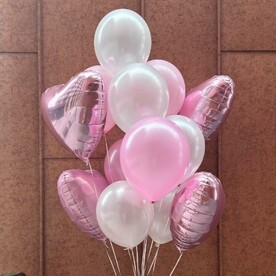 Сет из 13 гелиевых шаров "Влюбленность"