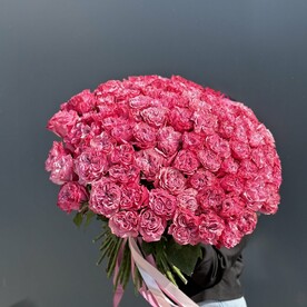 101 пионовидная роза Кантри Блю