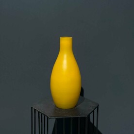Ваза Лаура (жёлтая,матовая)