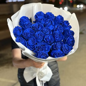 Роза синяя