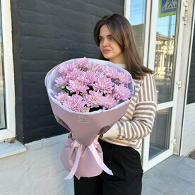 Букет из кустовой хризантемы