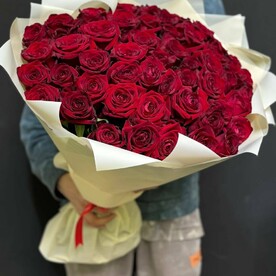 Букет 51 роза 60 см
