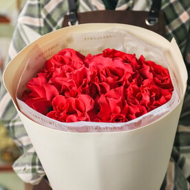 Букет Роз в Английском Роспуске размера S