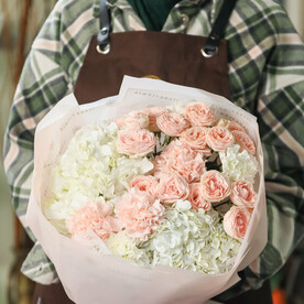 Нежно-розовый Авторский Букет