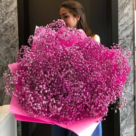 БУКЕТ ИЗ ГИПСОФИЛЫ