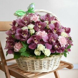 КОРЗИНА С ОРХИДЕЯМИ