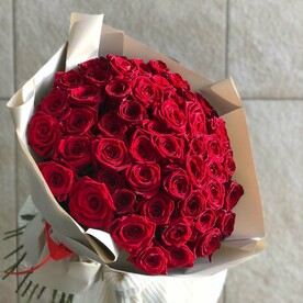 51 красная роза
