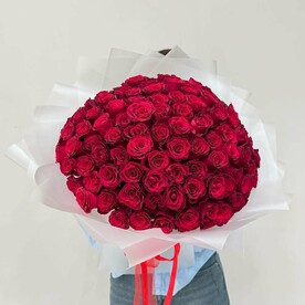 Букет из 101 красной розы
