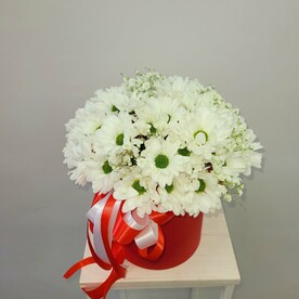 Ромашки в коробке