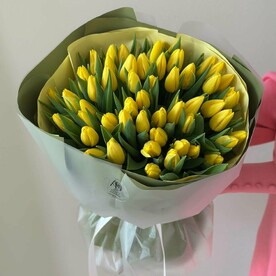 51 желтый тюльпан