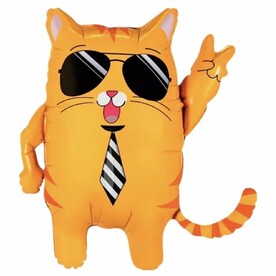 Воздушный шар фигура , Крутой Кот 66 см