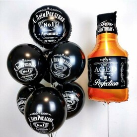 Воздушные шары и фигура шар виски