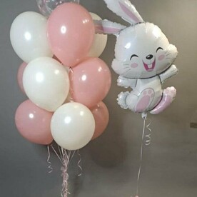 Набор воздушных Шаров и фигура зайка