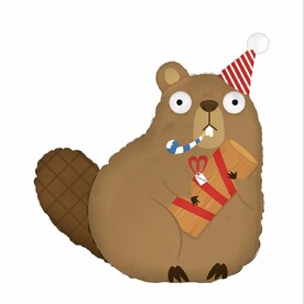 Воздушный шар, фольга , фигура Боьер с полено