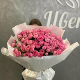 Роза кустовая 21 шт