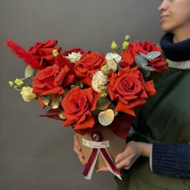 Коробочка с французскими розами