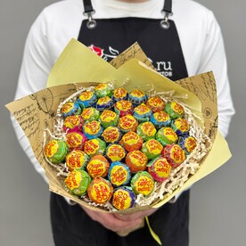 Чупа чупсы в букете 37 шт Q150