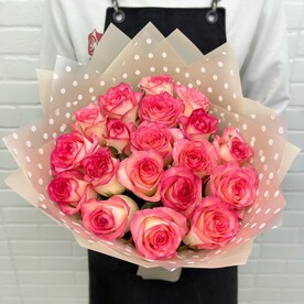Розы Джумилия 19 шт в букете 40 см Q166
