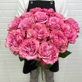 Розы Эквадор Кантри Блюз 15 штук в букете 50 см Q187 RozaVam