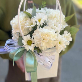 Белоснежная корзинка