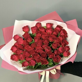 Монобукет из 51 розы