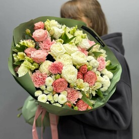 Букет Клубника со сливками