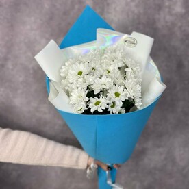 Монобукет из кустовой хризантемы