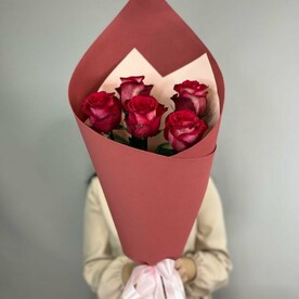 Букет из 5 роз Эквадор