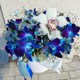 Букет в коробочке "Путеводная звезда"