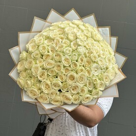 101 белая Роза