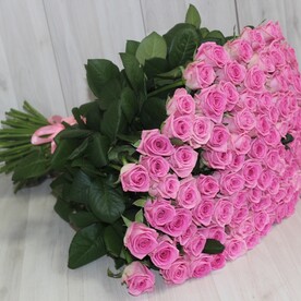 101 розовая роза ревиваль