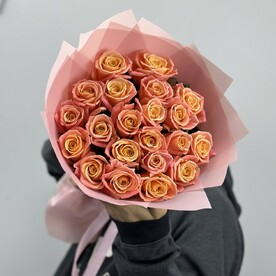 19 персиковая роза 🌹