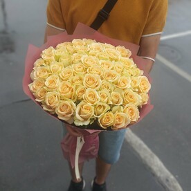 51 кремовая роза