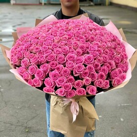 201 розовая роза.