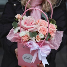 Сумочка "Нежный взгляд" на последний звонок и выпускной