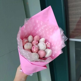 Клубника в шоколаде, Пленка матовая, Пленка дизайнерская