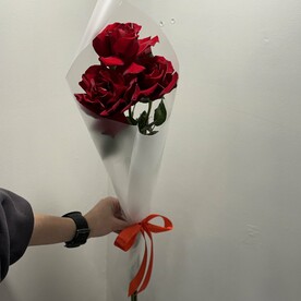 Красные французские розы