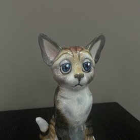 Статуэтка кошка (камень)