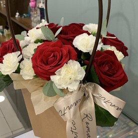 Сумочка "Розы и Диантусы"