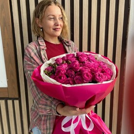 Букет из 15 кустовых роз