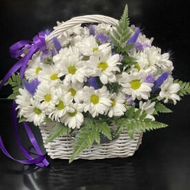 Корзина с хризантемой "Для тебя"