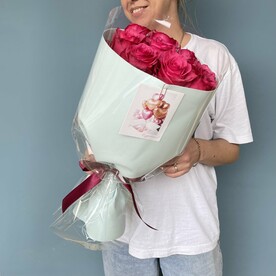 Букет-бокал из роз