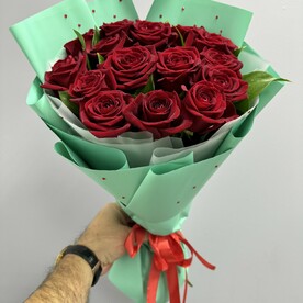 ✅Букет из 15 алых роз