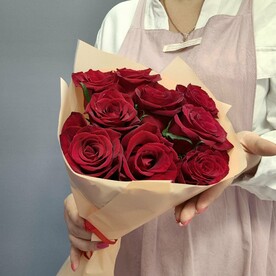 Монобукет из 9 роз