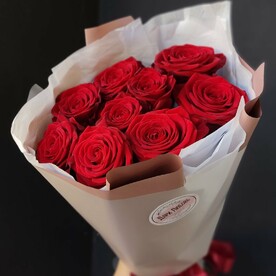 Красная роза 9.Букет