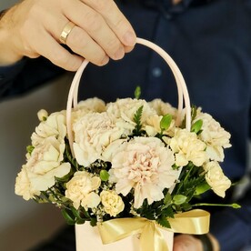 Диантусы в сумочке