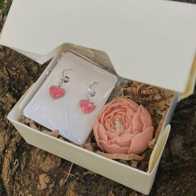 Подарочный набор со свечкой