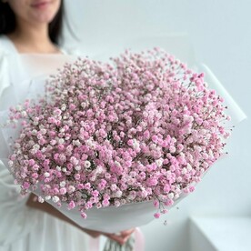 11 розовых гипсофил (Букет №155)