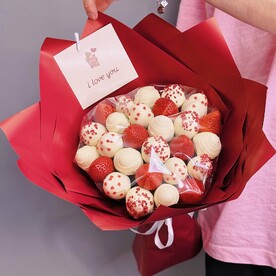 Букет из клубники в шоколаде Novel