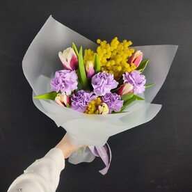 Букет "Королевский контраст"